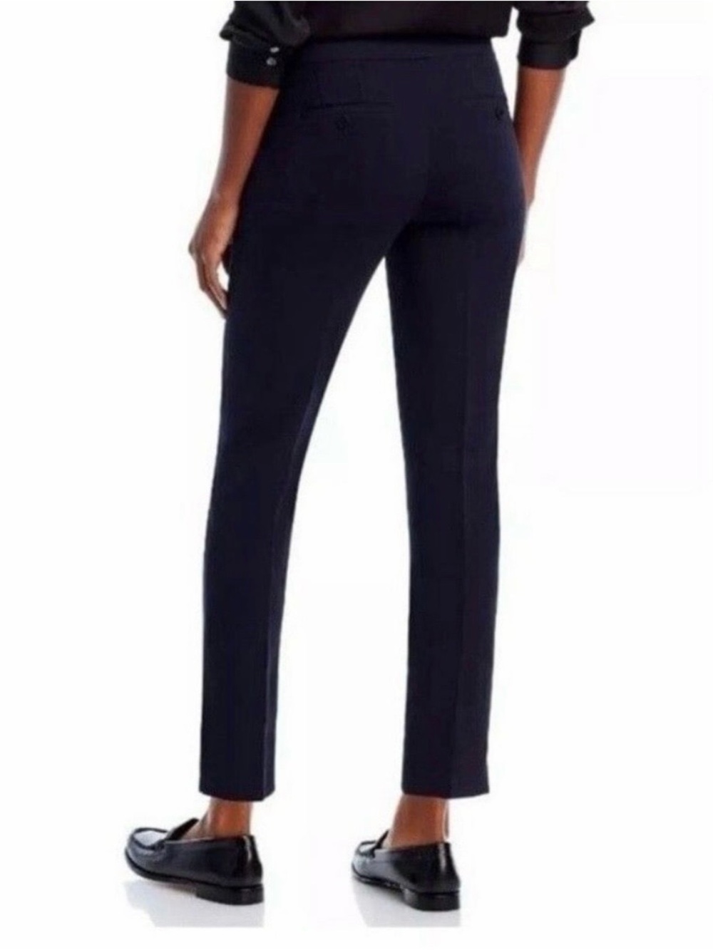 Theory Leska Navy Blue Dress Pants Slim Fit